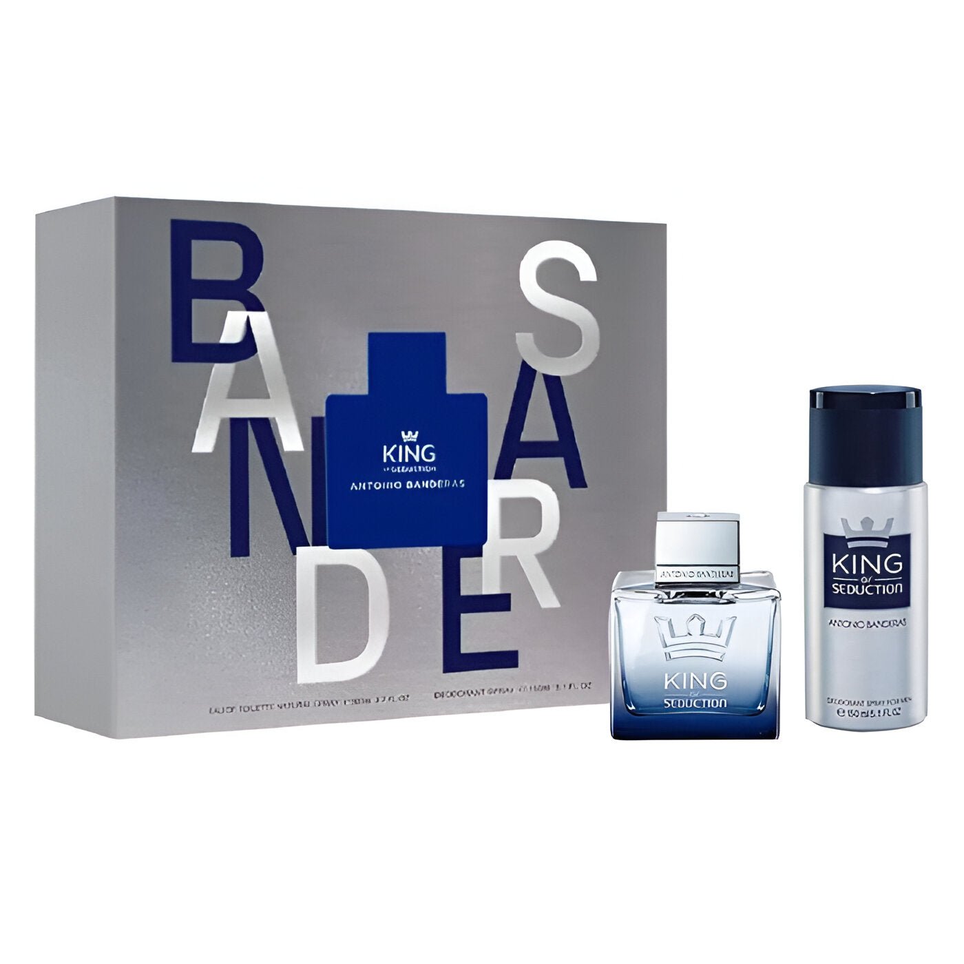 Antonio Banderas King of Seduction EDT & Deodorant Spray Set For Men | My Perfume Shop