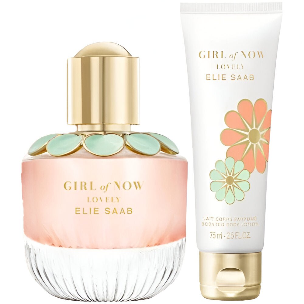 Elie Saab Girl Of Now Lovely EDP Body Lotion Set for Women | My Perfume Shop