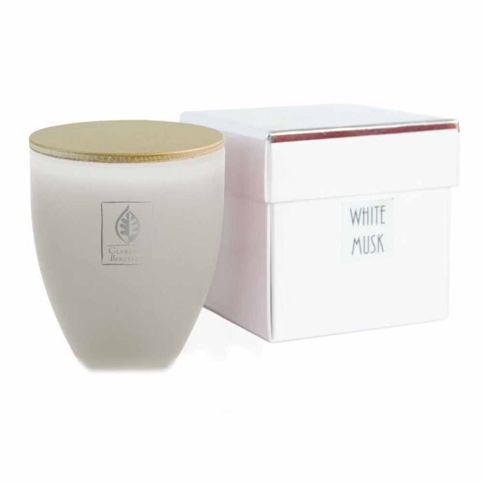 Giardino Benessere White Musk Scented Candle In Glass | My Perfume Shop