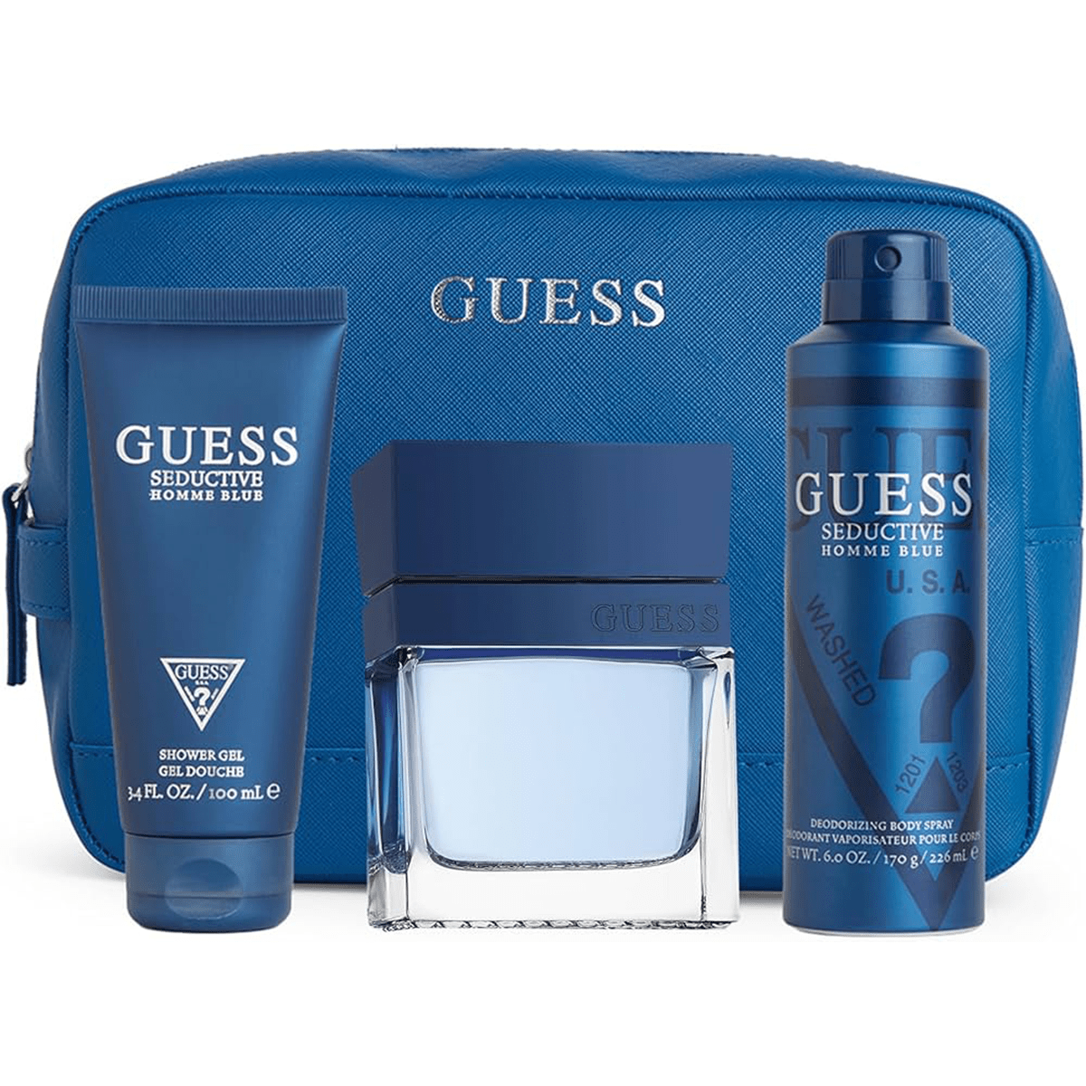 Guess Seductive Homme Blue EDT & Grooming Essentials For Men | My Perfume Shop