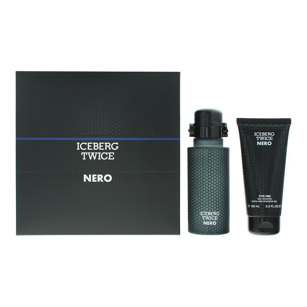 Iceberg Twice Nero EDT & Shower Gel Set For Men | My Perfume Shop