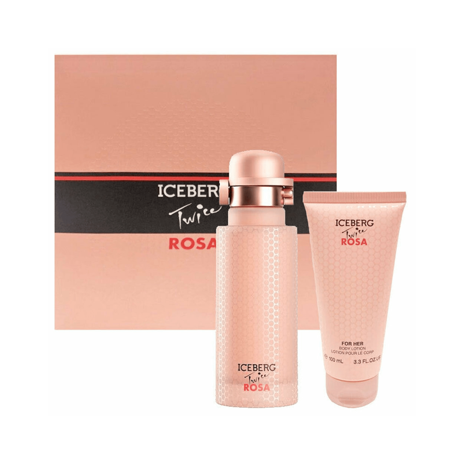 Iceberg Twice Rosa EDT Body Lotion Set For Women | My Perfume Shop