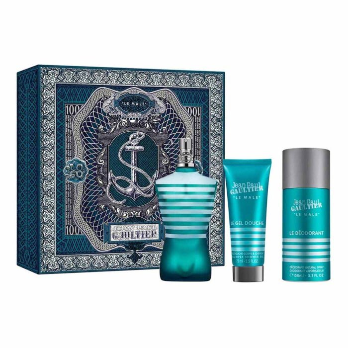 Jean Paul Gaultier Le Male EDT Aftershave Deodorant Set | My Perfume Shop