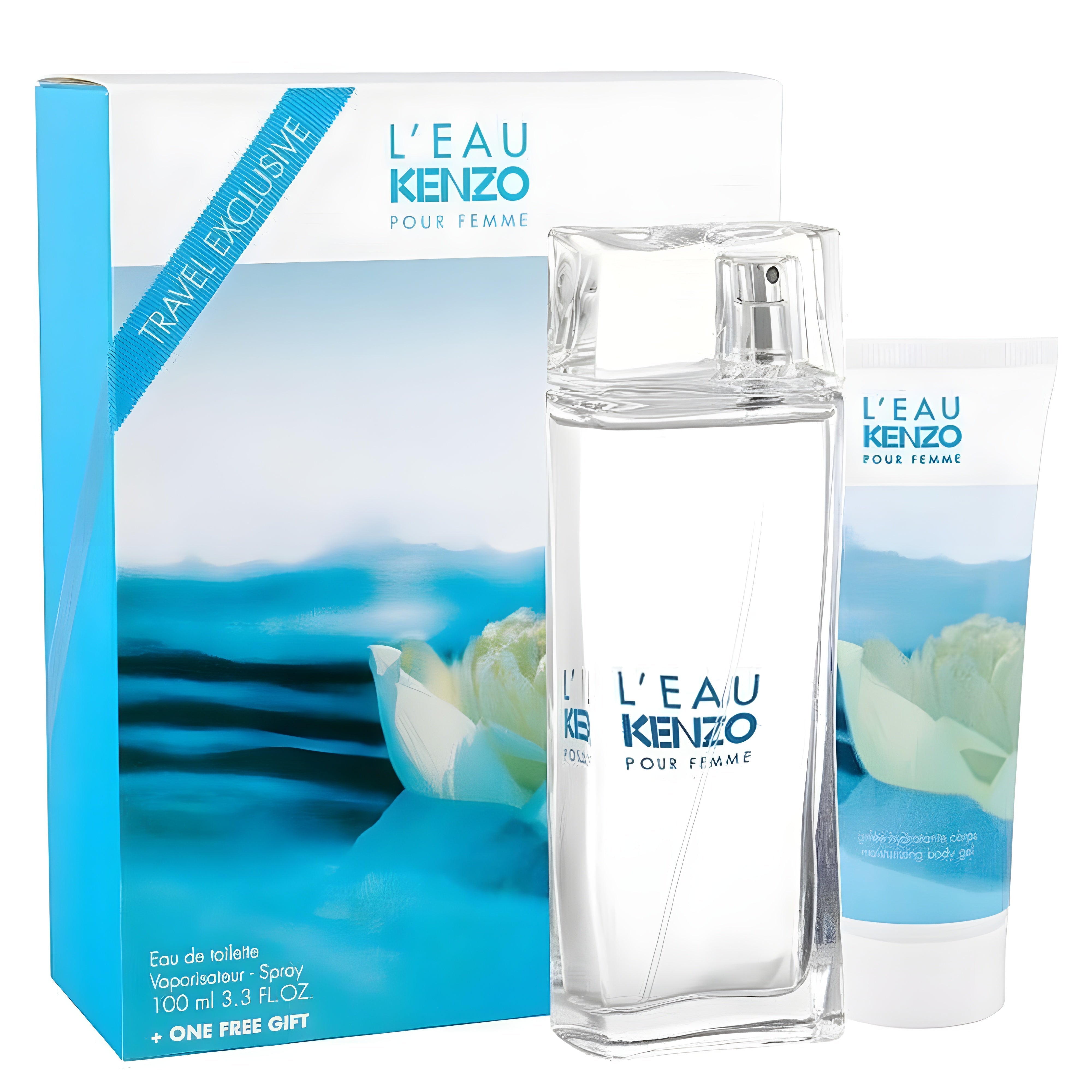 Kenzo L'Eau Kenzo Pour Femme EDT Body Gel Travel Set | My Perfume Shop