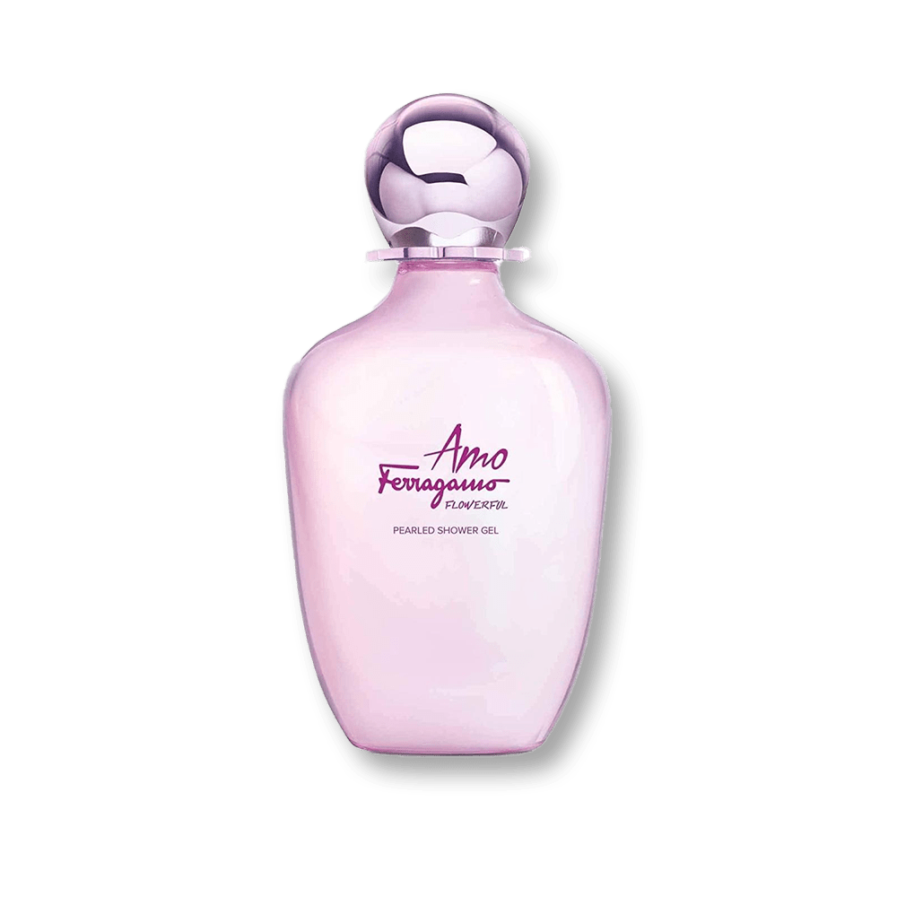 Salvatore Ferragamo Amo Ferragamo Flowerful Pearled Shower Gel | My Perfume Shop