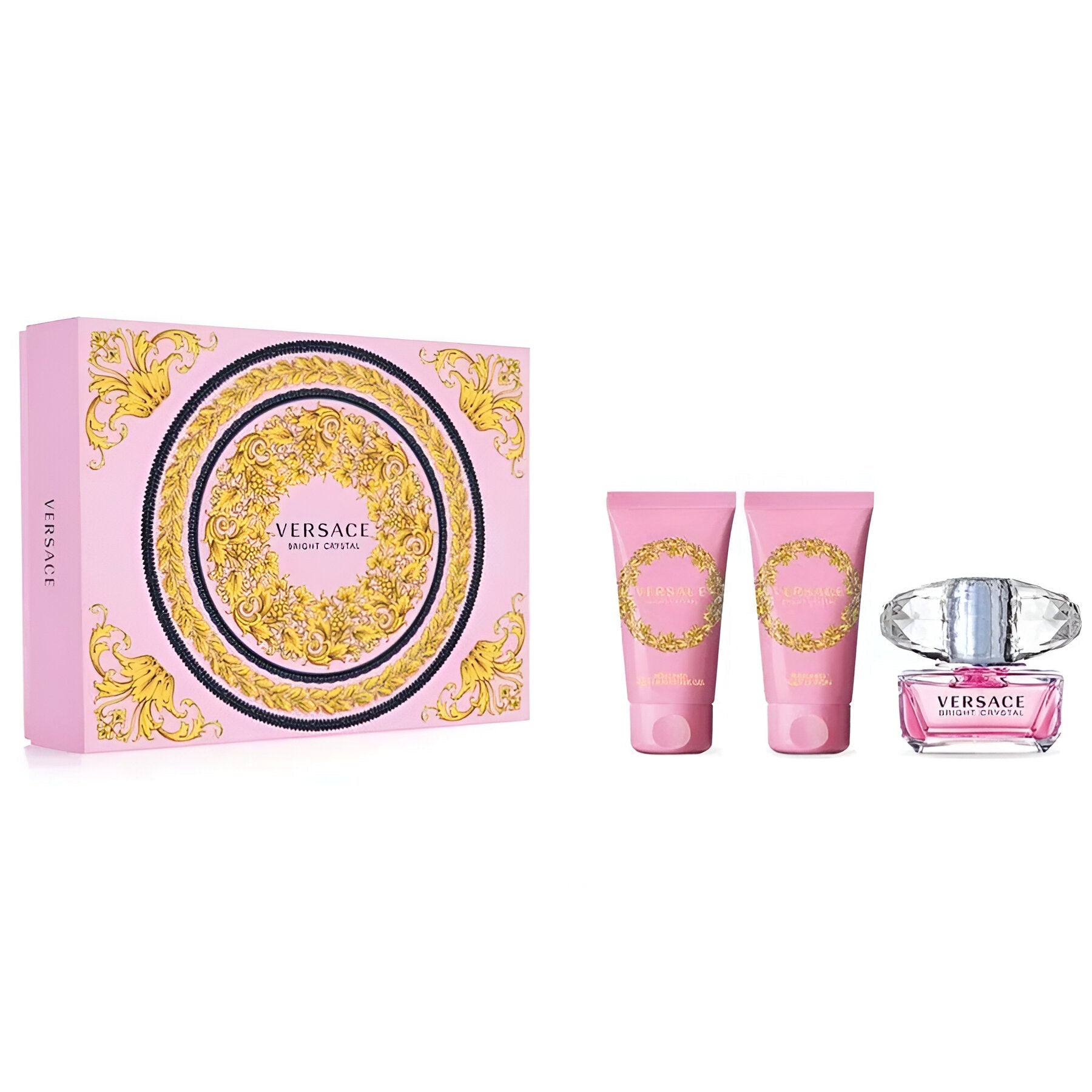 Versace Bright Crystal EDT Shower Gel & Body Lotion Set | My Perfume Shop