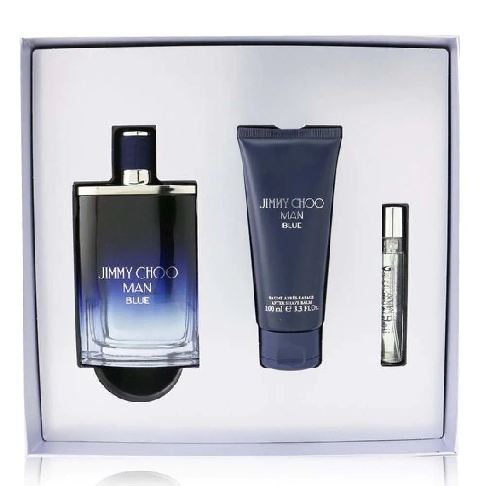 Jimmy Choo Man Blue EDT Set Miniature Shower Gel | My Perfume Shop