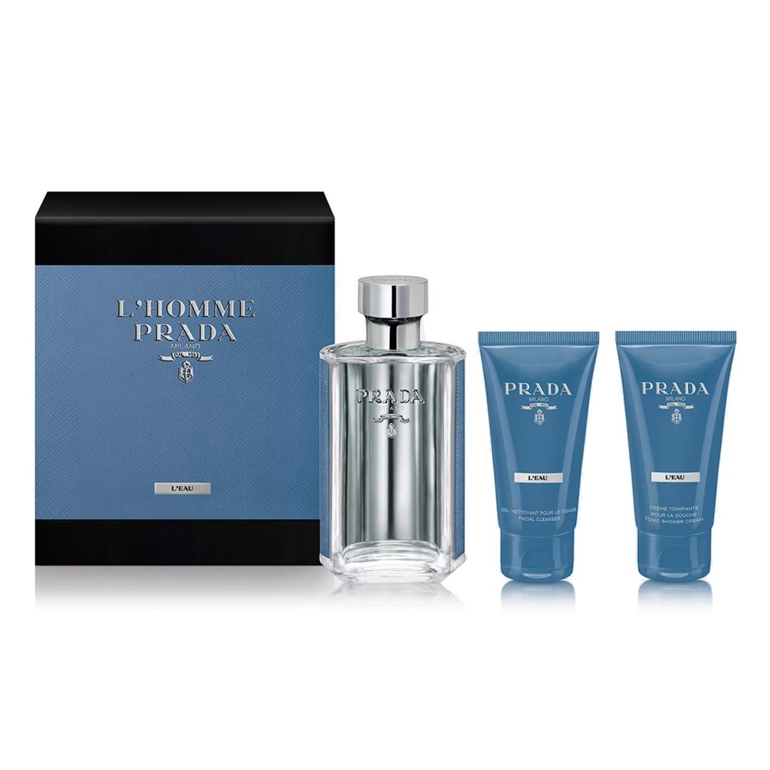 Prada L'Homme L'Eau EDT Gift Set | My Perfume Shop