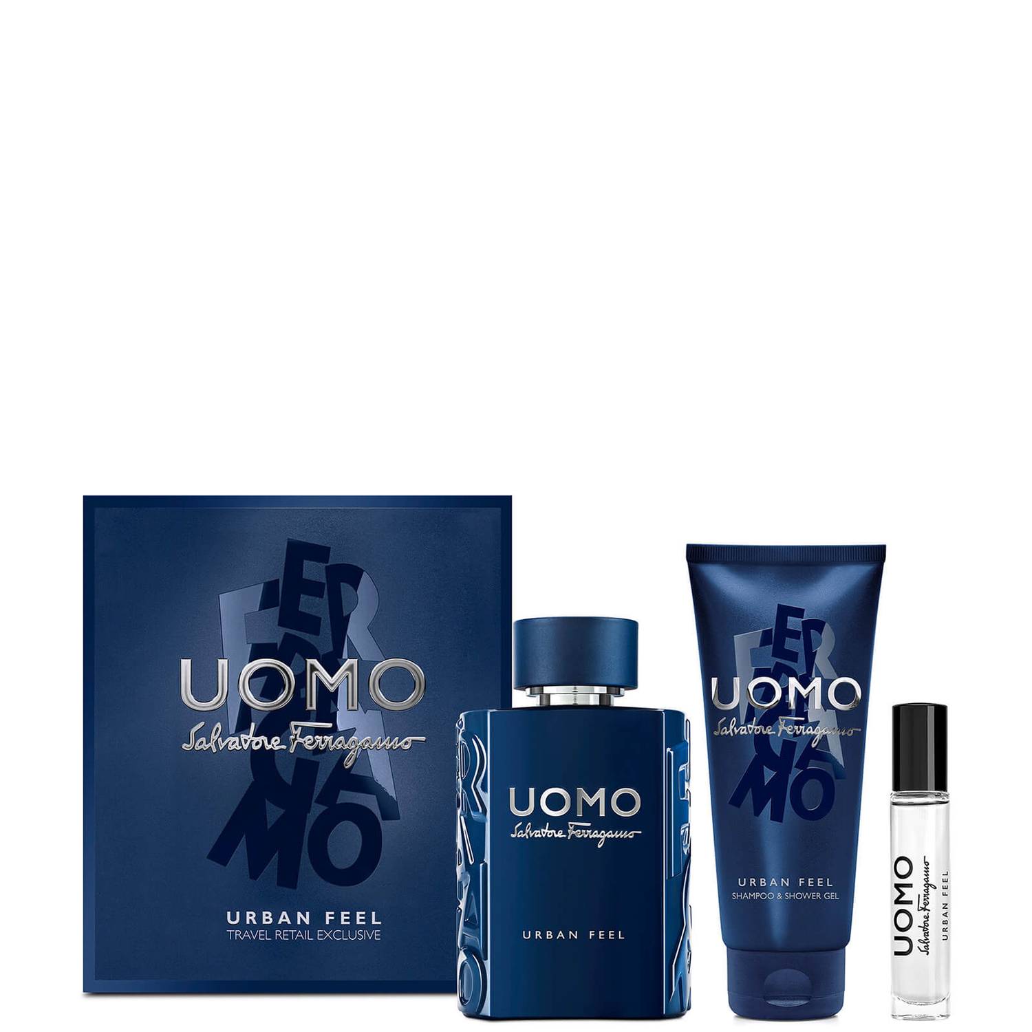 Salvatore Ferragamo Uomo & Urban Feel Mini EDT Travel Set | My Perfume Shop